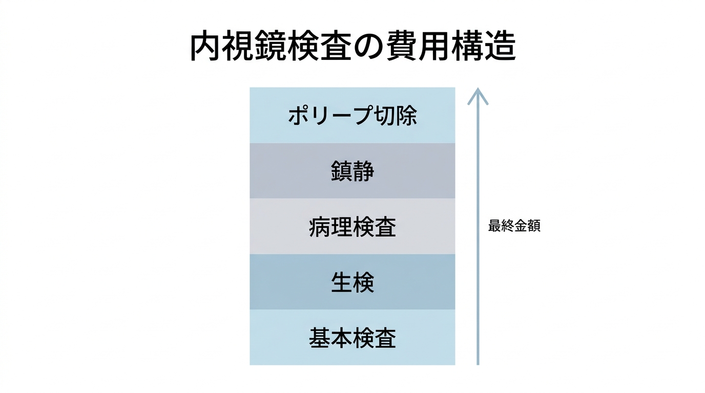 内視鏡検査の費用はいくら？胃カメラ・大腸カメラの保険適用と自己負担を解説の解説画像